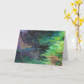 乱れ-カード カード (黄色い花)