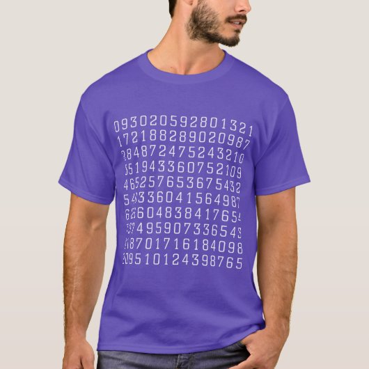 乱数-暗闇の白 Tシャツ (正面)