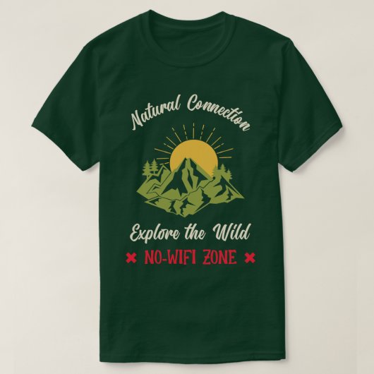 乱暴な自然が怒りを買う Tシャツ (デザイン正面)