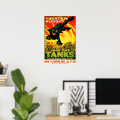 乱暴に扱え!戦車に参加するアメリカの第二次世界大戦1 ポスター (ホームオフィス)