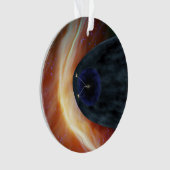 乱流宇宙を探索する2つのボイジャー宇宙船。 オーナメント (正面)