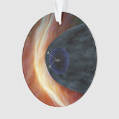 乱流宇宙を探索する2つのボイジャー宇宙船。 オーナメント (正面)