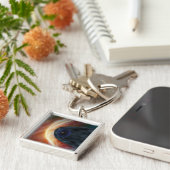 乱流宇宙を探索する2つのボイジャー宇宙船。 キーホルダー (側面)