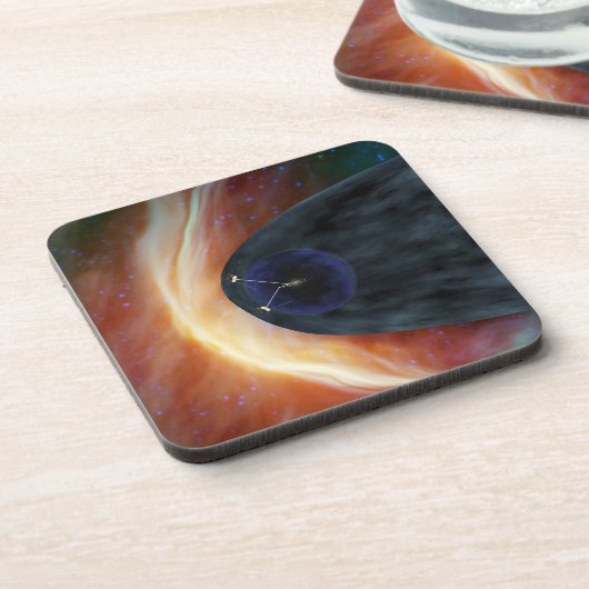 乱流宇宙を探索する2つのボイジャー宇宙船。 コースター (左側)