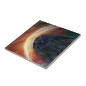 乱流宇宙を探索する2つのボイジャー宇宙船。 タイル (側面)