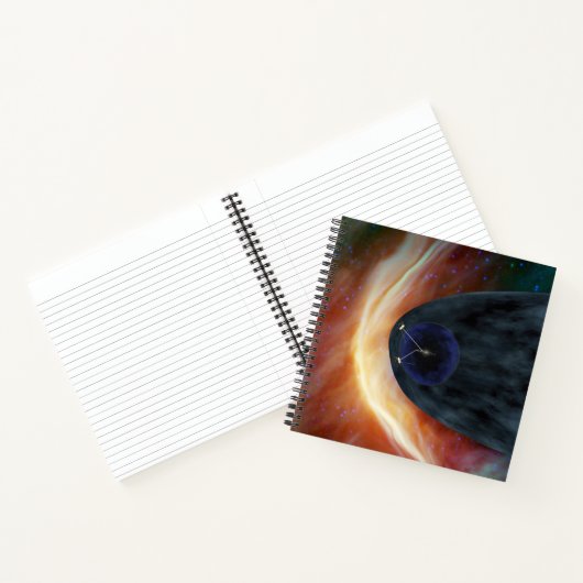 乱流宇宙を探索する2つのボイジャー宇宙船。 ノートブック (内部)