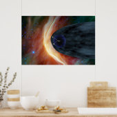 乱流宇宙を探索する2つのボイジャー宇宙船。 ポスター (キッチン)