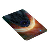 乱流宇宙を探索する2つのボイジャー宇宙船。 マグネット (右側)