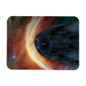 乱流宇宙を探索する2つのボイジャー宇宙船。 マグネット (横)