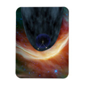 乱流宇宙を探索する2つのボイジャー宇宙船。 マグネット (縦)