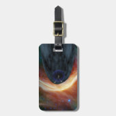 乱流宇宙を探索する2つのボイジャー宇宙船。 ラゲッジタグ (正面縦)