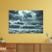 乱流海嵐 – シネマティック4K Seascape キャンバスプリント (インサイチュ (リビング))