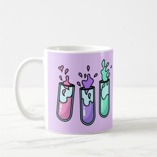 乱流試験管 コーヒーマグカップ (左)