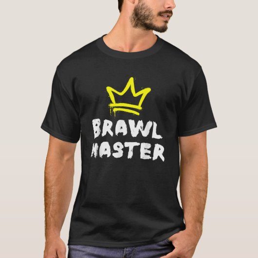 乱闘マスターゲーマーゲーマーゲーミングブラーブラー Tシャツ (正面)