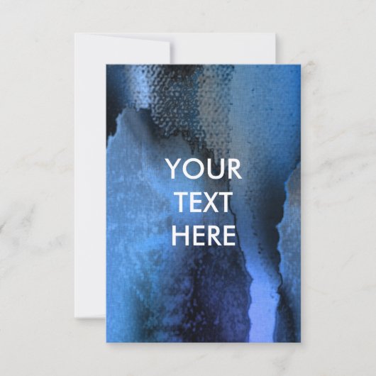 乱雑なサイバーパンクのテクスチャカ空白のード 招待状 (正面)