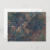 乱雑なパッチワークの質感 ポストカード (正面/裏面)