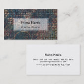 乱雑なパッチワークの質感 名刺 (正面/裏面)