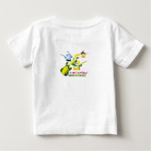 乱雑なミュージカル ベビーTシャツ (裏面)