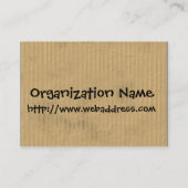 乱雑な汚れたビート擦り切れた箱での生活 名刺 (裏面)