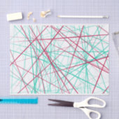 乱雑な線のパターン 薄葉紙 (クラフト)