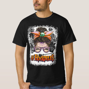 乱雑バンホラー人生ホラー映画ホラー母ホール Tシャツ