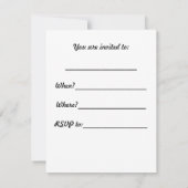 乱飲騒ぎの夜への招待 招待状 (裏面)