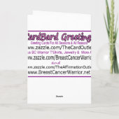 乳おもしろいがんカード カード (裏面)