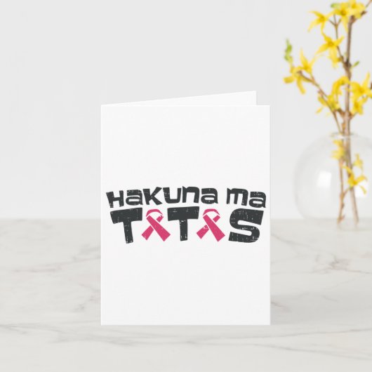 乳おもしろいがん認識度シャツMa乳頭下 カード (黄色い花)