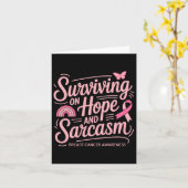 乳おもしろいがん カード (黄色い花)