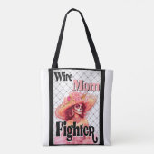 乳がかわいらしん認識度で トートバッグ (裏面)