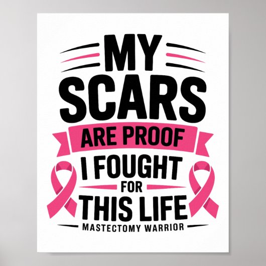 乳がんおもしろい生存者 ポスター (正面)