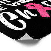 乳がんが間違った選択認識度 ポスター (角)