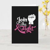 乳がんとの闘いに参加する認識度 カード (黄色い花)