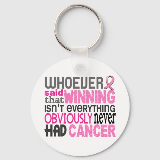 乳がんと言う人 キーホルダー (正面)