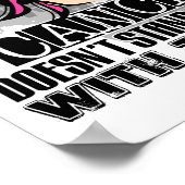 乳がんには耐えられない ポスター (角)