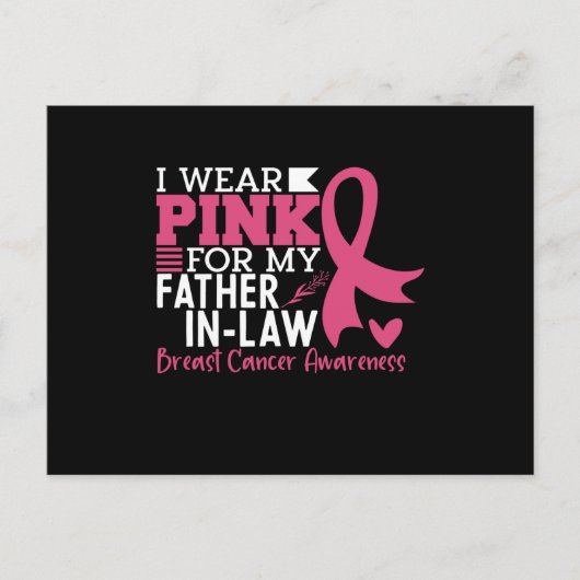 乳がんに一致する義理の家族の父親 ポストカード (正面)