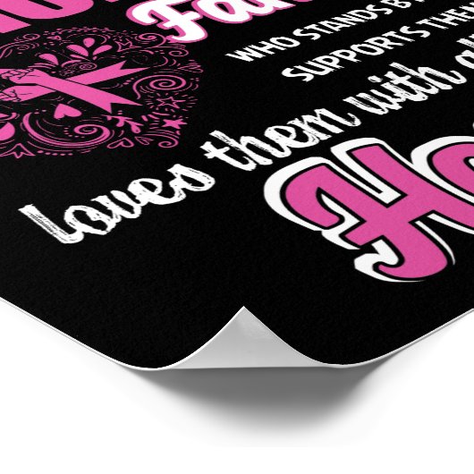 乳がんのすべての人の後ろに ポスター (角)