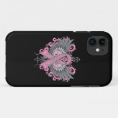乳がんのカッコいい翼 Case-Mate iPhoneケース (裏面(横))