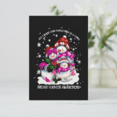 乳がんのクリスマス カード (スタンド正面)