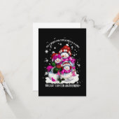 乳がんのクリスマス カード (正面/裏面インサイチュ)