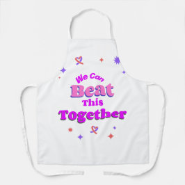 乳がんの克服に関するデザイン エプロン