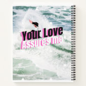 乳がんの克服に関するデザイン ノートブック (裏面)