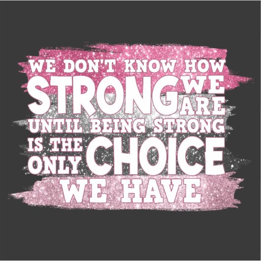 乳がんの支援 シール (正面)