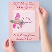 乳がんの支援 チラシ (手)