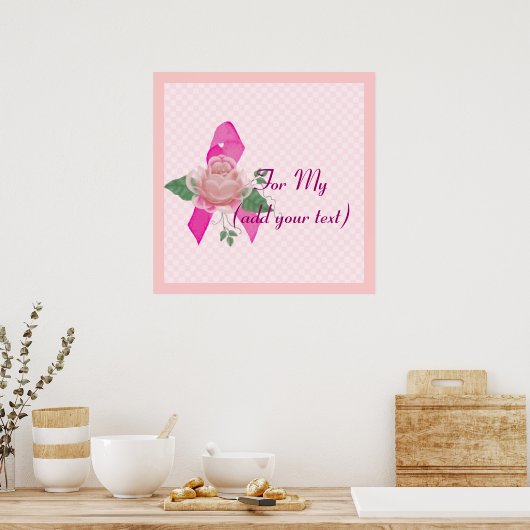 乳がんの支援 ポスター (キッチン)