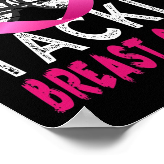 乳がんの認識度生存者サッカーOに取り組む ポスター (角)