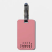 乳がんの認識度 ラゲッジタグ (裏面縦)