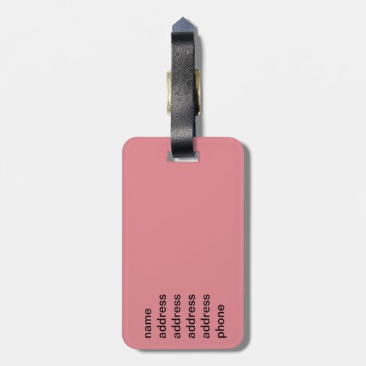 乳がんの認識度 ラゲッジタグ (裏面縦)