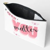 乳がんの贈り物に力を与えることは問題だ アクセサリーポーチ (見開き)