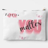 乳がんの贈り物に力を与えることは問題だ アクセサリーポーチ (裏面)